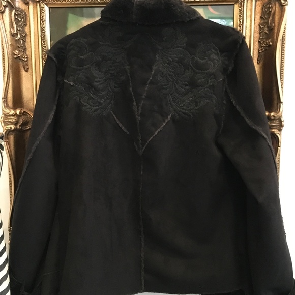 COPY - Johnny Was Biya Faux suede & shearling Jacket. NWT - Picture 7 of 8